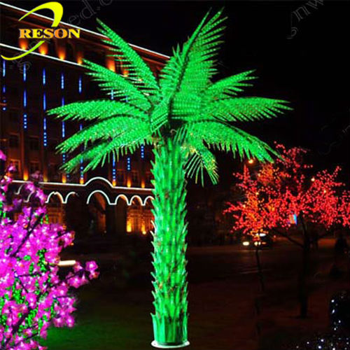 2022 New Christmas Palm Tree Outdoor Holiday Led 20 IP65 70 3m Carton Box with Metal Frame Indoor & Outdoor CE ROHS Muli Color - 图片 7