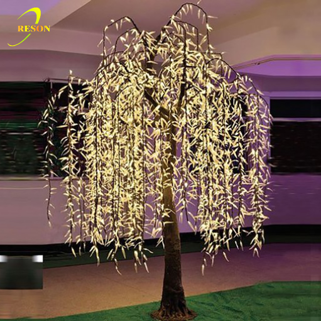 Factory Direct Price Park Backyard Decoration Artificial Led Willow Tree - 图片 5
