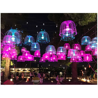 Holiday Lighting Square Decoration Outdoor Waterproof Christmas Motif Lights 3D Arch Ball Lights - 图片 5