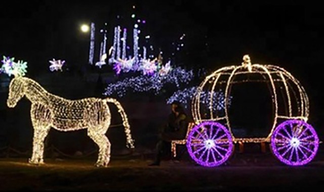 New Outdoor Festival 3D Led Deer Motif Light Park Decoration Deer Motif Light - 图片 2