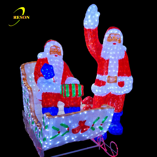 Factory Price Creative Led Christmas Santa Claus Lighting - 图片 6