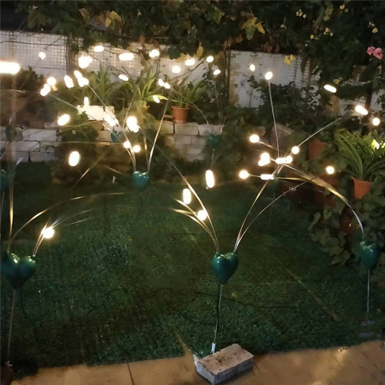Christmas Decoration Outdoor Lawn Landscape Park Square Decorative Lights Automatic Swaying Led Firefly Garden Lights - 图片 6