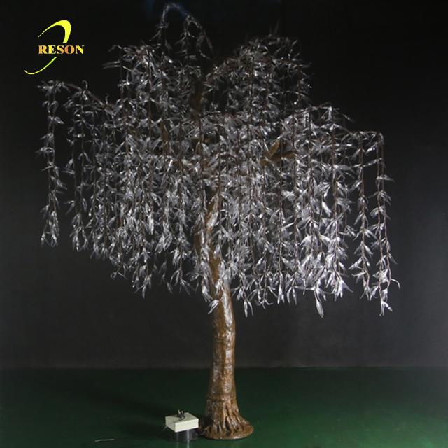 Party Decoration Artificial LED Lighted Weeping Willow Tree - 图片 7