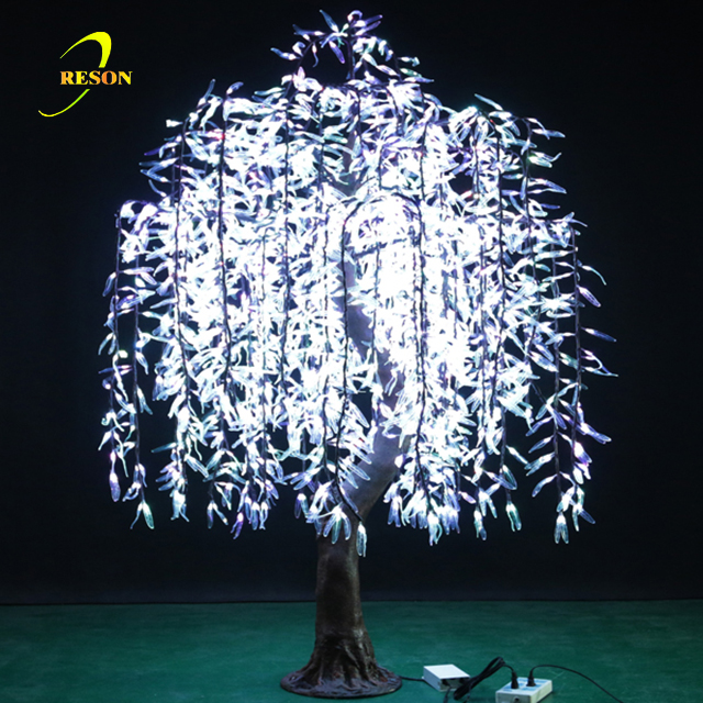 Factory Direct Price Park Backyard Decoration Artificial Led Willow Tree - 图片 6