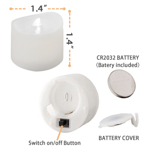 Warm White Wedding Decorative led candles lights - 图片 4