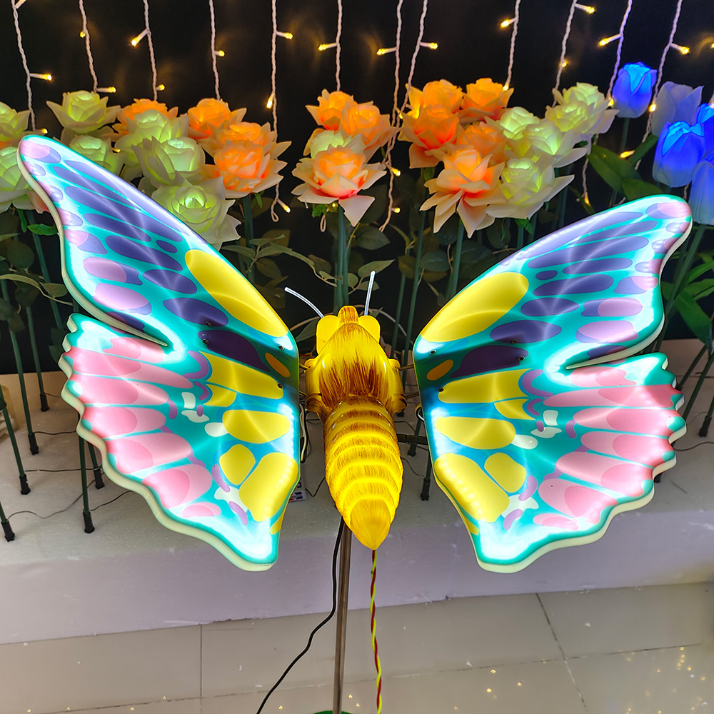 2022 New Outdoor Waterproof Led Butterfly Motif Light Christmas Motif Light For Garden Park - 图片 6