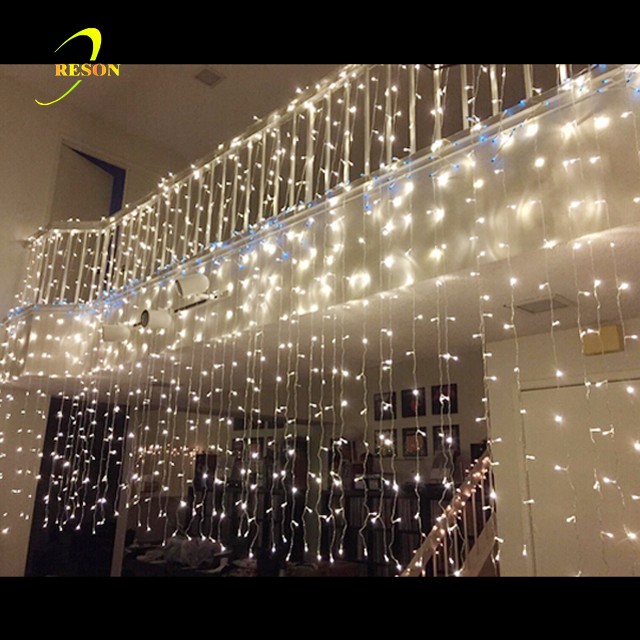 Outdoor Waterfall Christmas Ramadan Icicle Curtain Light - 图片 6