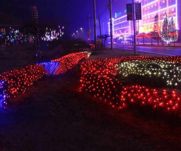 Garden decoration waterproof net christmas lights led net lights for bushes - 图片 5