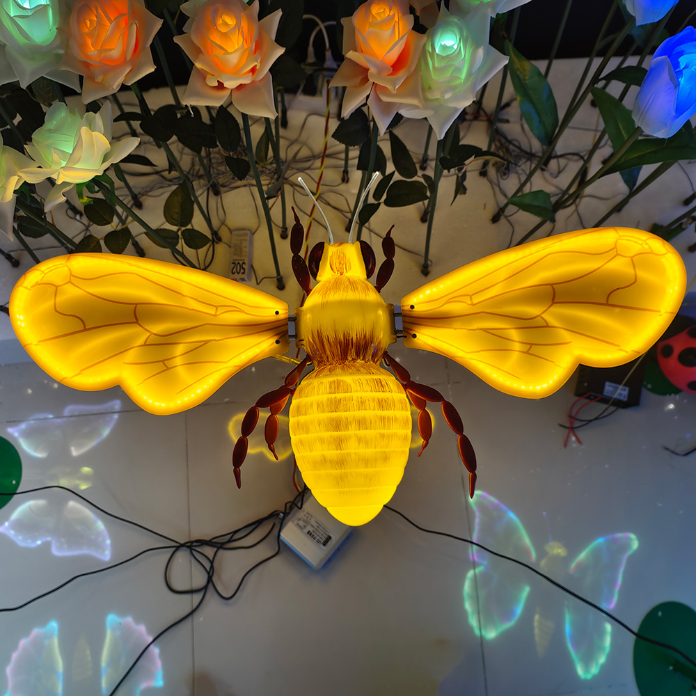 Wholesale 3D Dynamic Color Luminous Realistic Butterfly 3d Led Light Led Neon Butterfly - 图片 5