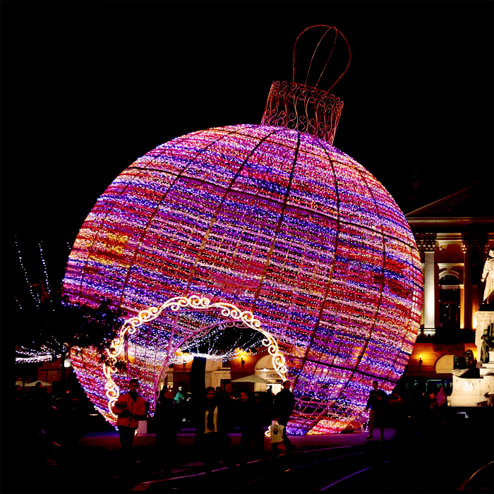 Holiday Lighting Custom Large Christmas Led Light Up Christmas Ornaments Lighted Christmas Box View More - 图片 5