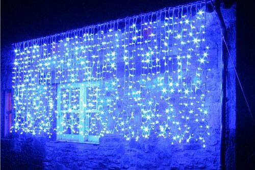 2025 New Product High Quality Interior Festive Decor Fairy Star Led Curtain Lights - 图片 3