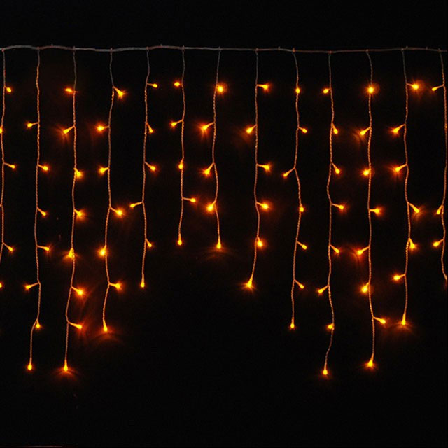 2025 New Product Home Waterproof LED Curtain String Lights Outdoor Smart Landscape Led Curtain Lights - 图片 2