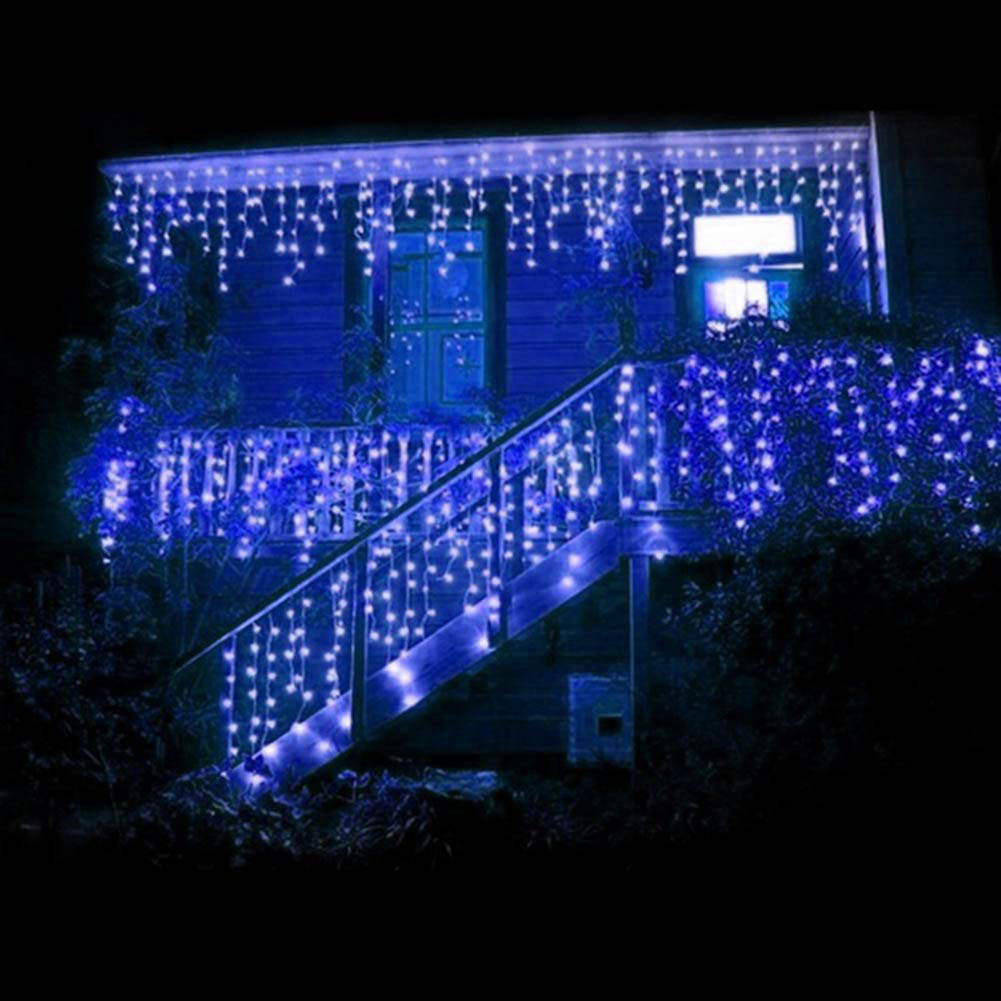 2025 New Product Home Waterproof LED Curtain String Lights Outdoor Smart Landscape Led Curtain Lights - 图片 9