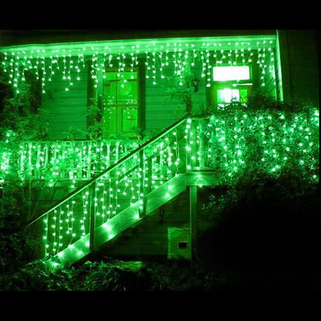 2025 New Product Home Waterproof LED Curtain String Lights Outdoor Smart Landscape Led Curtain Lights - 图片 8