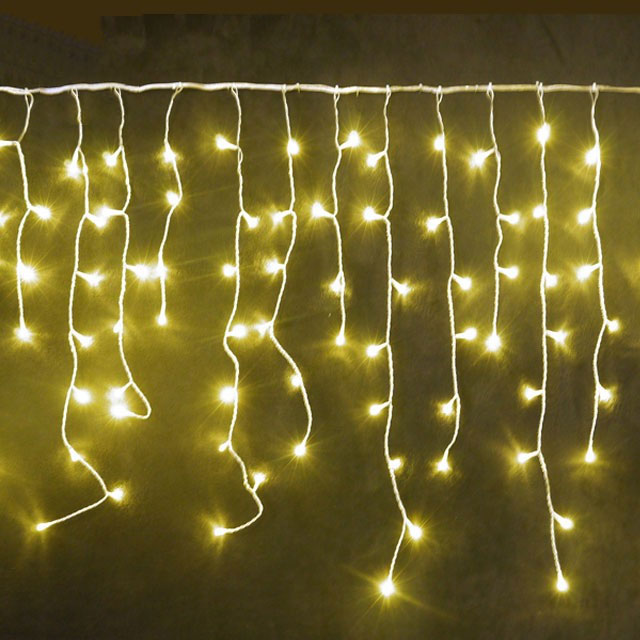 2025 New Product Home Waterproof LED Curtain String Lights Outdoor Smart Landscape Led Curtain Lights - 图片 6