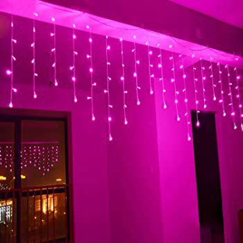2025 New Product Home Waterproof LED Curtain String Lights Outdoor Smart Landscape Led Curtain Lights - 图片 5