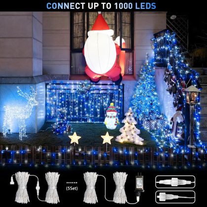2025 New Product Outdoor Christmas Festival Decoration Waterproof IP65 Rubber Led Garland String Light