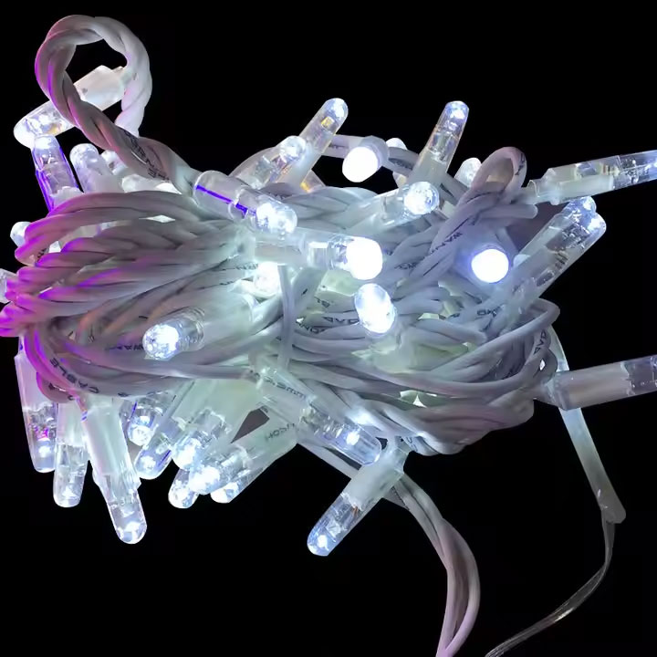 2025 New Product Outdoor Christmas Festival Decoration Waterproof IP65 Rubber Led Garland String Light - 图片 5