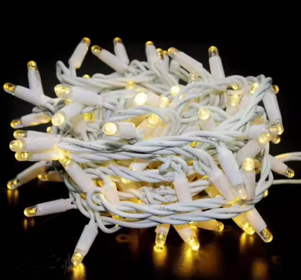 2025 New Product Outdoor Christmas Festival Decoration Waterproof IP65 Rubber Led Garland String Light - 图片 10