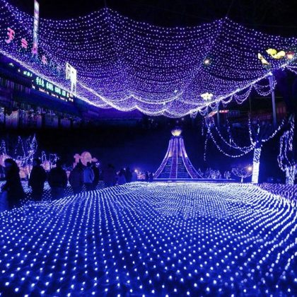 2025 New Product Outdoor Party Festival Led Fairy String Net Lights With 8 Lighting Modes Christmas Party Wedding Decoration Lights